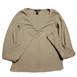 Forever 21 Light Olive Green Long Sleeve